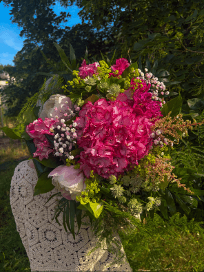 Roses blanches pour mariage